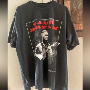 Zack Bryan Black Graphic Tour T-Shirt